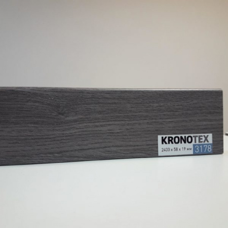 Плинтус МДФ KRONOTEX (Кронотекс) KTEX1 D3178 Дуб Эверест серый