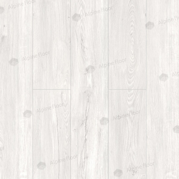 Кварц-виниловая напольная плитка серии ALPINE FLOOR SEQUOIA Секвойя Снежная ЕСО 6-8 LVT