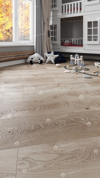 Ламинат ALPINE FLOOR коллекции Aqua Life Ламинат Дуб Брюгге LF103-08