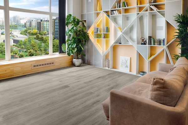 Кварц-виниловая напольная плитка серии ALPINE FLOOR GRAND SEQUOIA LVT LVT ламинат Клауд ECO 11-1502