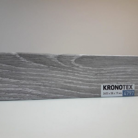 Плинтус МДФ KRONOTEX (Кронотекс) KTEX1 D4797 Дуб горный серебристый
