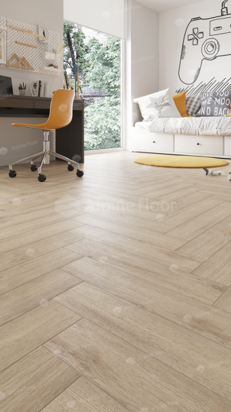 Напольная каменно-полимерная плитка серии ALPINE FLOOR PARQUET LIGHT SPC ламинат Дуб Медия ЕСО 13-20