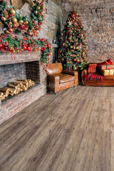 Кварц-виниловая напольная плитка серии ALPINE FLOOR GRAND SEQUOIA LVT LVT ламинат Венге Грей ECO 11-802