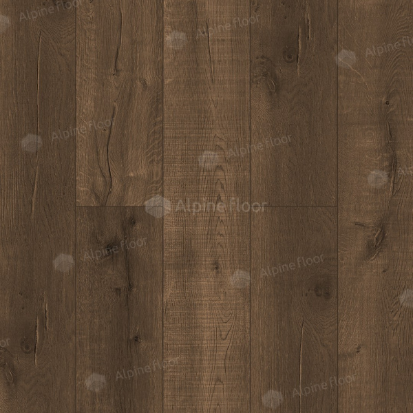 Каменно-полимерная напольная плитка серии ALPINE FLOOR REAL WOOD SPC ламинат Дуб Vermont ЕСО 2-3