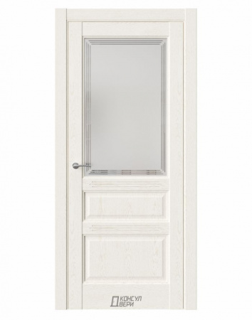 Межкомнатные двери «КОНСУЛ ДВЕРИ» Santorini 8F - Белое золото