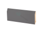 Плинтус напольный МДФ тёмно-серый К-26 Ликорн 80х16 мм