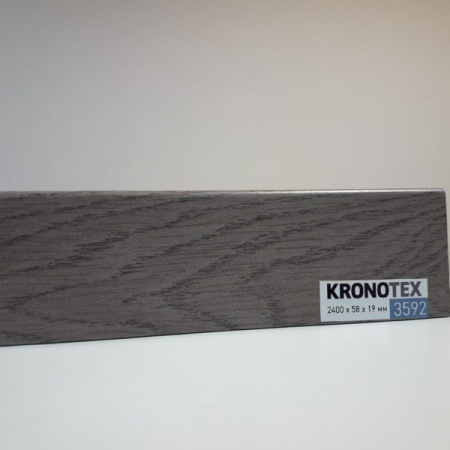 Плинтус МДФ KRONOTEX (Кронотекс) KTEX1 D3592 Дуб Атлас антрацит