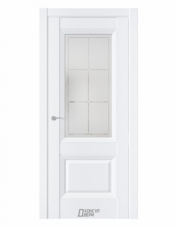 Межкомнатные двери «КОНСУЛ ДВЕРИ» Palazzo 4F - Emlayer белый