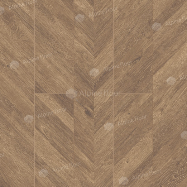 Кварц-виниловая напольная плитка серии ALPINE FLOOR ULTRA ФРАНЦУЗСКАЯ ЕЛОЧКА ECO 5-25