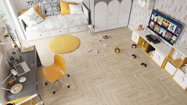 Напольная каменно-полимерная плитка серии ALPINE FLOOR PARQUET LIGHT SPC ламинат Дуб Медия ЕСО 13-20