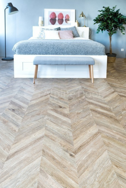 Кварц-виниловая напольная плитка серии ALPINE FLOOR ULTRA ФРАНЦУЗСКАЯ ЕЛОЧКА ECO 5-25