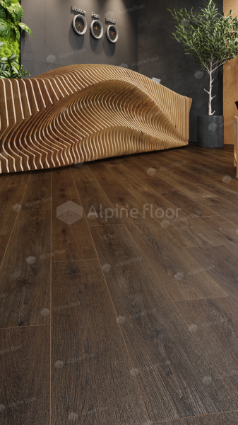 Каменно-полимерная напольная плитка серии ALPINE FLOOR GRAND SEQUOIA SPC ламинат ГРАНД СЕКВОЙЯ ШЕРМАН ECO 11-33